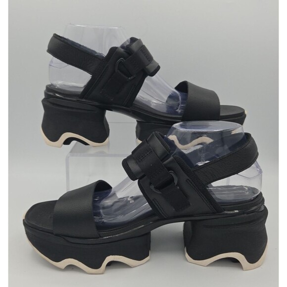 Sorel Kinetic Impact Slingback Sandals Women’s Size 10 Platform Block Heel Shoes - Picture 2 of 10